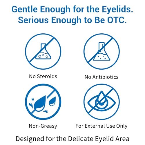 Stye Eye Treatment Serum - Stye Relief & Chalazion Drops for Swollen Eyelids, Blepharitis Care, Redness Relief, 0.5 Fl Oz Avelisse