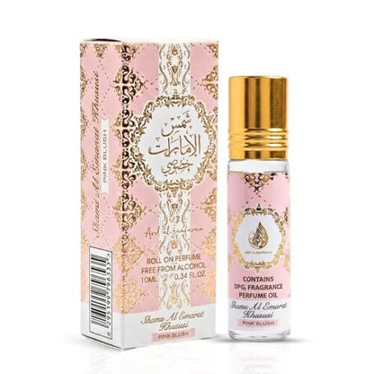 Ard al Zaafaran Pink Blush Shams Al Emarat Khususi Roll-On Perfume Oil 10ml (0.34 FL OZ)