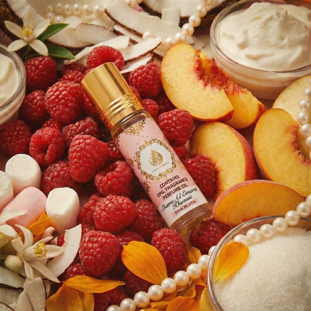 Ard al Zaafaran Pink Blush Shams Al Emarat Khususi Roll-On Perfume Oil 10ml (0.34 FL OZ) - görsel 9