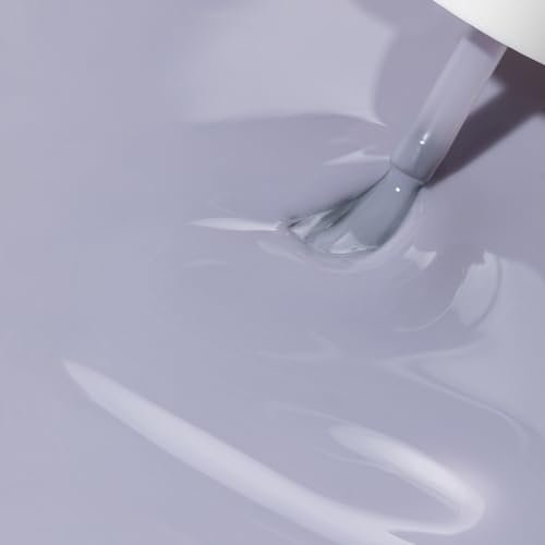 Dazzle Dry Nail Lacquer (Step 3) - Fresh Start - Milky Lavender Gray Semi-Sheer Cream (0.5 fl oz) Avelisse