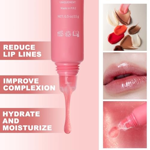 Samfeel 4-Pack Tinted Lip Butter Balm Gift Set - Pink Sugar, Birthday Cake, Vanilla & Beige - Vegan & Conditioning Lip Balm for Moisture, Shine & Hydration (15g each) Avelisse