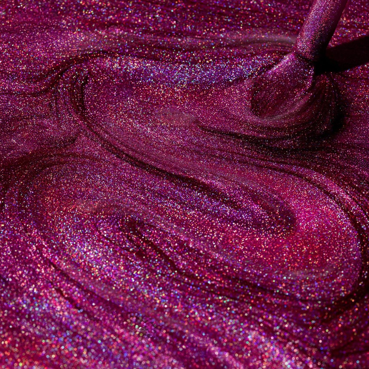 Dazzle Dry Nail Lacquer (Step 3) - Beauty Sleep - Holographic Dark Fuchsia Nail Polish, Full Coverage, 0.5 fl oz Avelisse