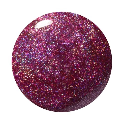 Dazzle Dry Nail Lacquer (Step 3) - Beauty Sleep - Holographic Dark Fuchsia Nail Polish, Full Coverage, 0.5 fl oz Avelisse