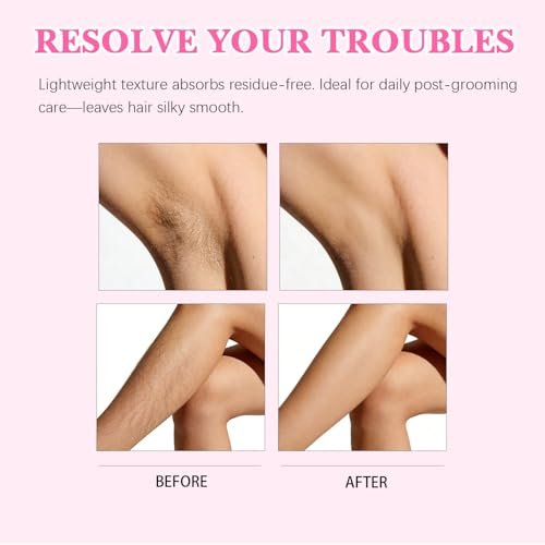 Bigyuan Cyperus Rotundus Oil - Natural Hair Removal Formula & Hair Inhibition Care for Silky Smooth Skin, 60ml/2 fl.oz Avelisse