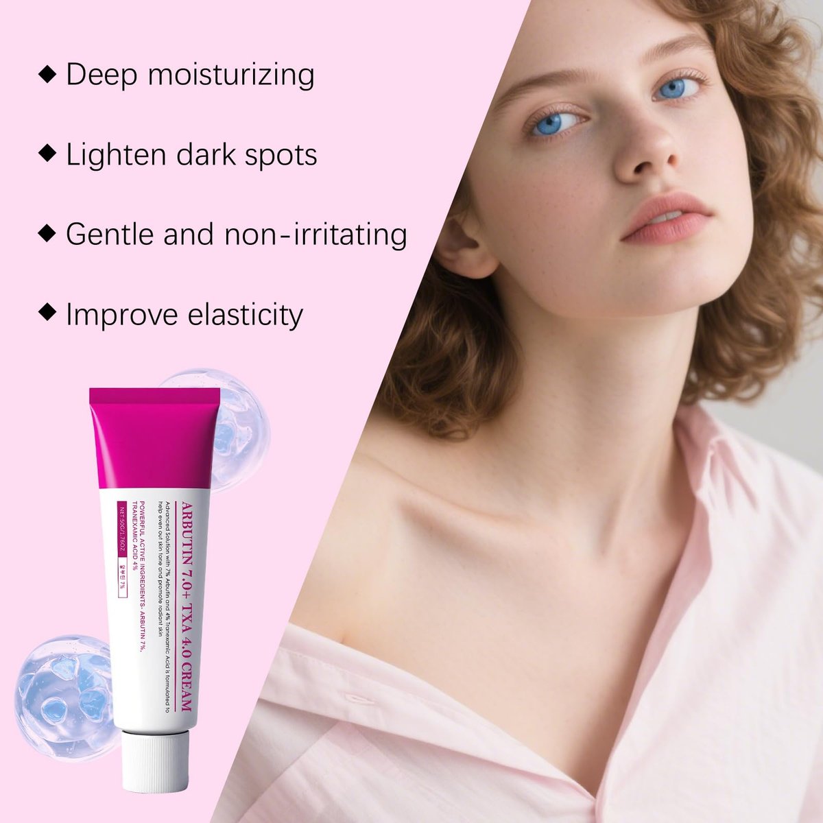 Xungess Arbutin 7% + Tranexamic Acid 4% Dark Spot Cream for Face, Brightening Moisturizer with Niacinamide, Glutathione, Gentle Skincare for Uneven Tone and Dullness, 2 Pack (3.52 fl oz) Avelisse
