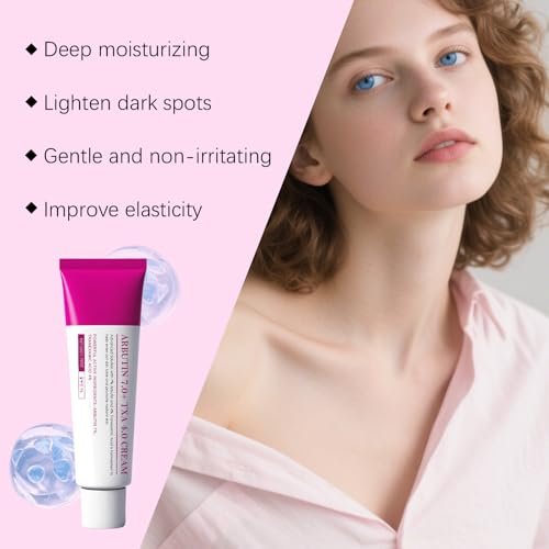 Xungess Arbutin 7% + Tranexamic Acid 4% Dark Spot Cream for Face, Brightening Moisturizer with Niacinamide, Glutathione, Gentle Skincare for Uneven Tone and Dullness, 2 Pack (3.52 fl oz) Avelisse