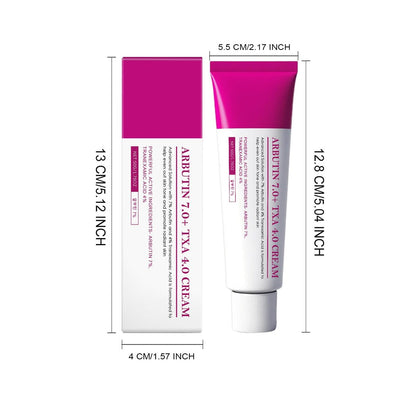 Xungess Arbutin 7% + Tranexamic Acid 4% Dark Spot Cream for Face, Brightening Moisturizer with Niacinamide, Glutathione, Gentle Skincare for Uneven Tone and Dullness, 2 Pack (3.52 fl oz) Avelisse