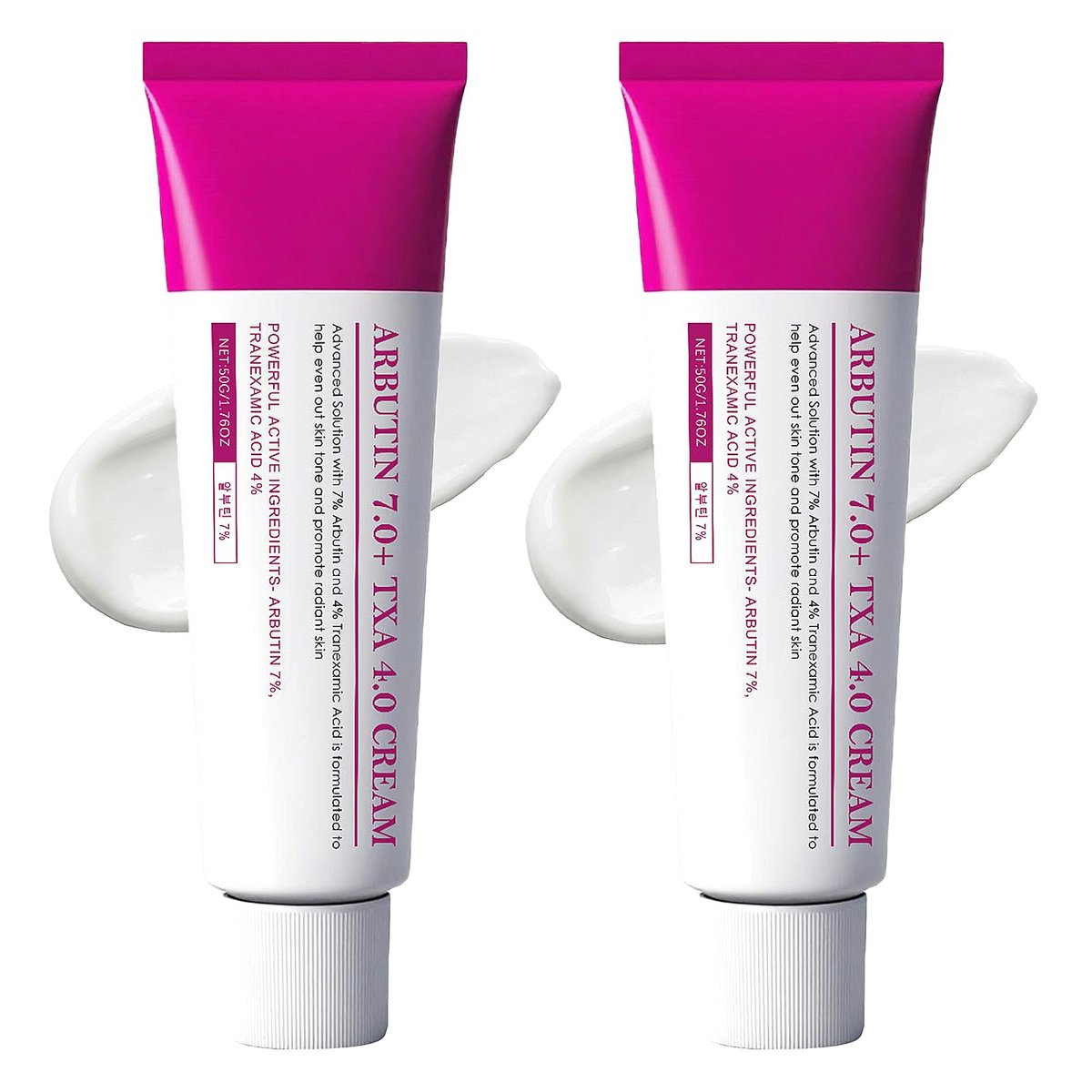 Xungess Arbutin 7% + Tranexamic Acid 4% Dark Spot Cream for Face, Brightening Moisturizer with Niacinamide, Glutathione, Gentle Skincare for Uneven Tone and Dullness, 2 Pack (3.52 fl oz) Avelisse