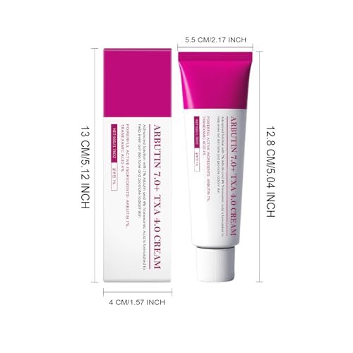 Xungess Arbutin 7% + Tranexamic Acid 4% Dark Spot Cream for Face, Brightening Moisturizer with Niacinamide, Glutathione, Gentle Skincare for Uneven Tone and Dullness, 2 Pack (3.52 fl oz) Avelisse