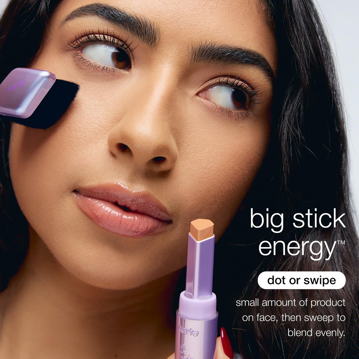 Tarte Shape Tape Blur Concealer Stick Brush – Seamless, Effortless Application for Flawless Concealer Coverage Avelisse