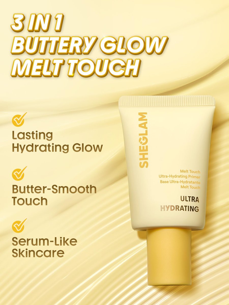 SHEGLAM Melt Touch Ultra-Hydrating Primer - Transparent 1.06 oz - görsel 7