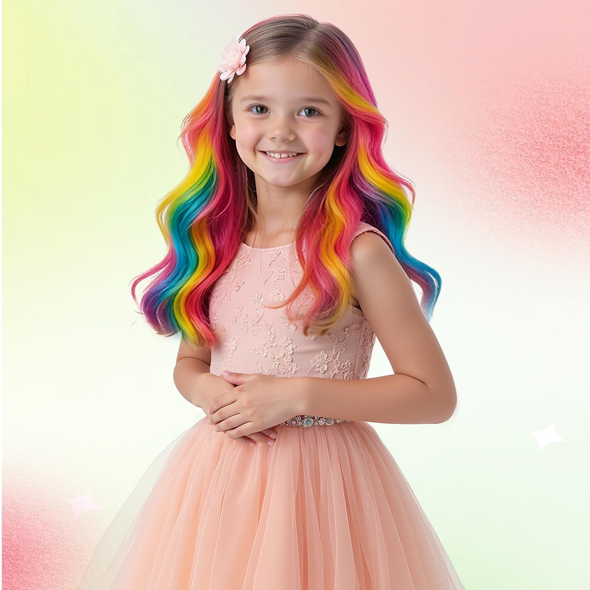 HAIOLORPRO Hair Chalk 12 Colors - Temporary Washable Hair Dye for Kids, Women, Men - Fun Birthday, Christmas, Halloween Gift for Teens, Girls, Boys - görsel 11