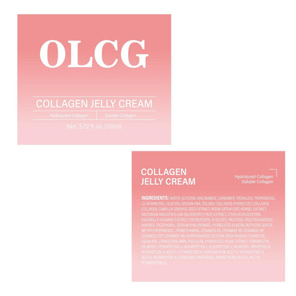 OLCG Collagen Jelly Cream – Gel-Textured Moisturizer with Hydrolyzed Collagen & Sodium Hyaluronate for Radiant, Plump Skin – Daily Use Face Cream, 3.72 Fl Oz Avelisse