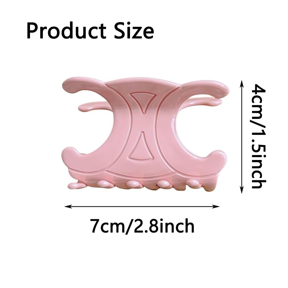 5Pcs Premium Butterfly Hair Clips - Medium Size Acetate Hair Claw Clips for Women and Girls, Elegant Updo Hair Accessories, Best Gift for Mother Avelisse