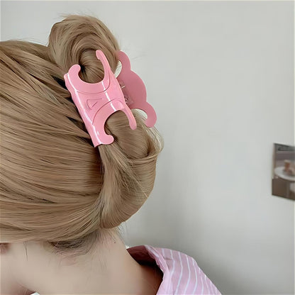 5Pcs Premium Butterfly Hair Clips - Medium Size Acetate Hair Claw Clips for Women and Girls, Elegant Updo Hair Accessories, Best Gift for Mother Avelisse