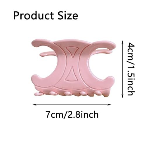 5Pcs Premium Butterfly Hair Clips - Medium Size Acetate Hair Claw Clips for Women and Girls, Elegant Updo Hair Accessories, Best Gift for Mother Avelisse