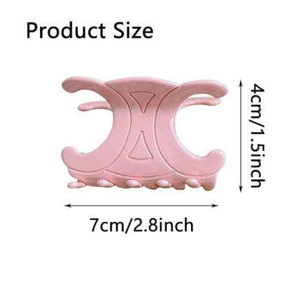 5Pcs Premium Butterfly Hair Clips - Medium Size Acetate Hair Claw Clips for Women and Girls, Elegant Updo Hair Accessories, Best Gift for Mother Avelisse
