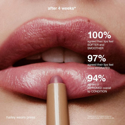Rhode Peptide Lip Shape Contouring Lip Shaper - Press (Warm Pinky Nude) 0.3 Fl Oz Avelisse