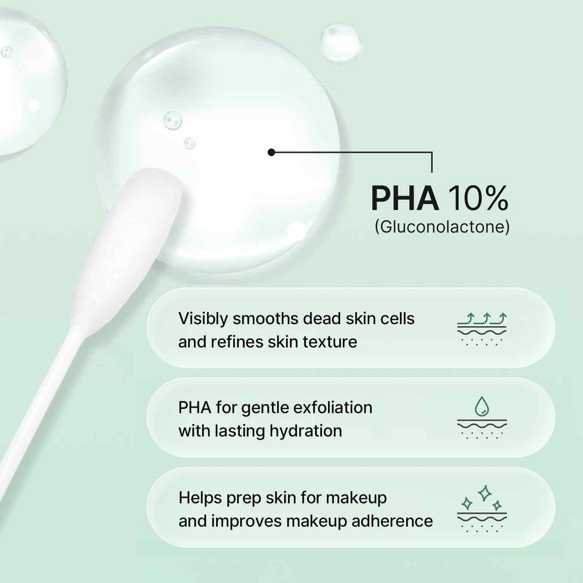 celimax Cica PHA Peel 2-Step Gel Mask (4ea) - Exfoliating PHA 10% Stick & Soothing Cica Cooling Mask for Pore Minimizing, Texture Refining, Low-Irritation Dead Skin Care Avelisse