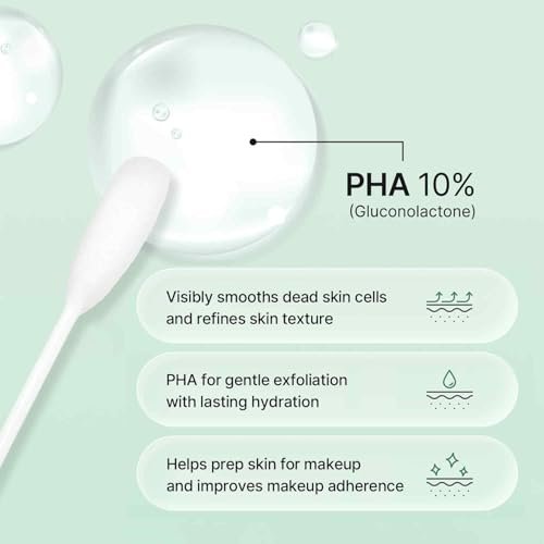 celimax Cica PHA Peel 2-Step Gel Mask (4ea) - Exfoliating PHA 10% Stick & Soothing Cica Cooling Mask for Pore Minimizing, Texture Refining, Low-Irritation Dead Skin Care Avelisse