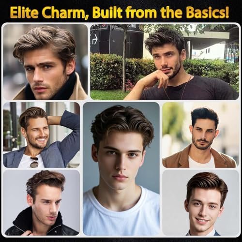 LEISGOTO Hair Styling Powder - Volumizing Root Lifting Powder for Men, Adds Volume and Texture, Invisible Flexible Hold, Long-Lasting Matte Finish, No Stickiness 30g Avelisse