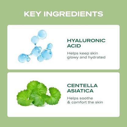 Blanc Nature Calming Serum – Soothing & Hydrating Serum with Hyaluronic Acid, Centella Asiatica & Panthenol for Glass Skin, All Skin Types, 1.01 fl oz (30 ml) Avelisse