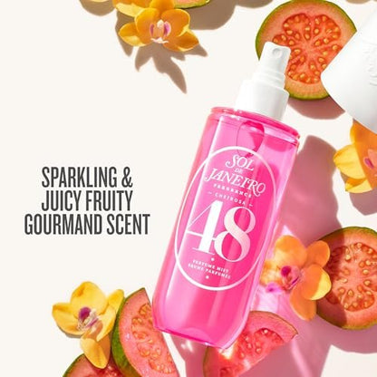 Sol de Janeiro Giftable Set | Two Travel Size Hair & Body Fragrance Mists with Pink Pouch | Cheirosa 68 & Cheirosa 48, 3 fl oz Each | $72 Value Avelisse