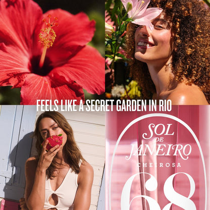 Sol de Janeiro Giftable Set | Two Travel Size Hair & Body Fragrance Mists with Pink Pouch | Cheirosa 68 & Cheirosa 48, 3 fl oz Each | $72 Value Avelisse