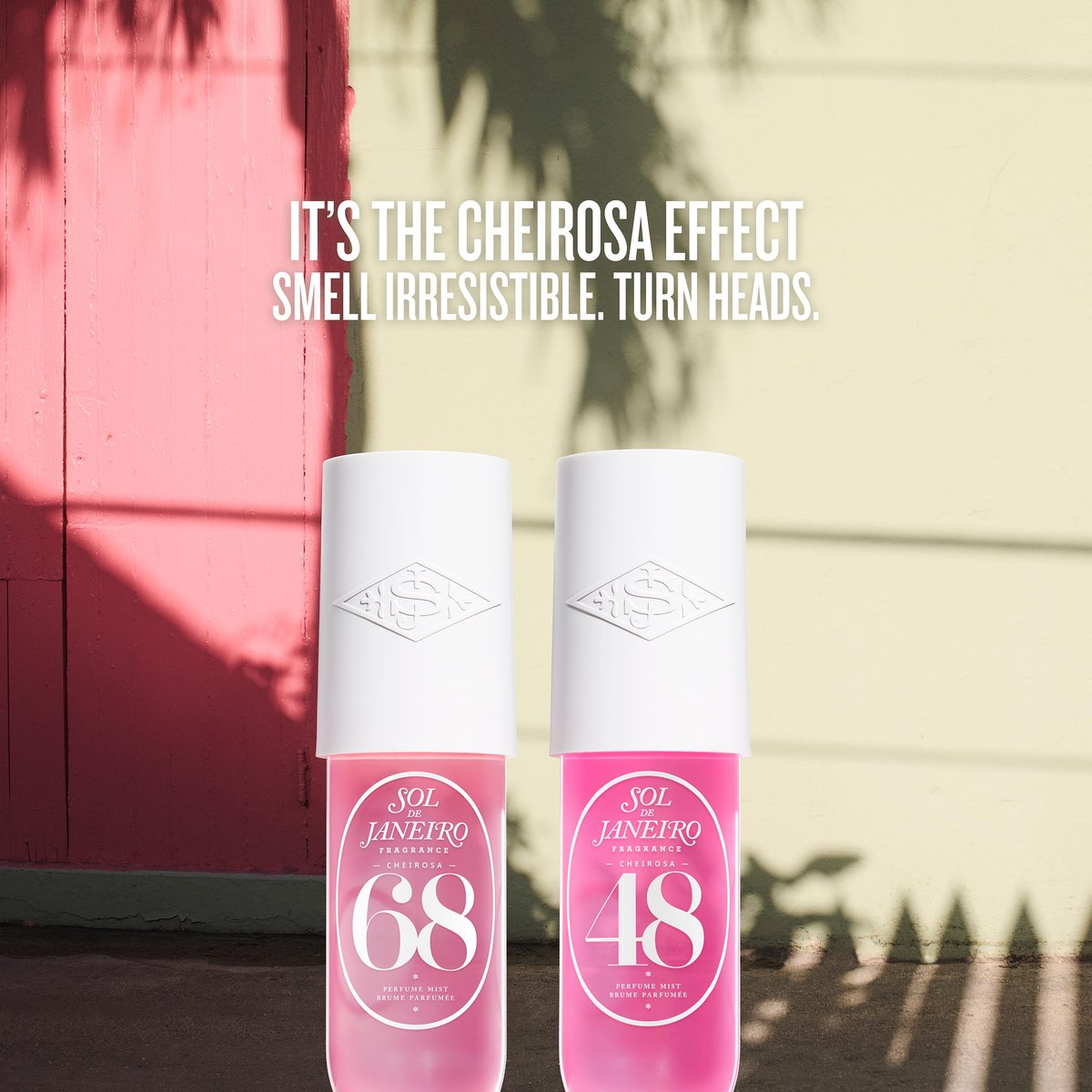 Sol de Janeiro Giftable Set | Two Travel Size Hair & Body Fragrance Mists with Pink Pouch | Cheirosa 68 & Cheirosa 48, 3 fl oz Each | $72 Value Avelisse
