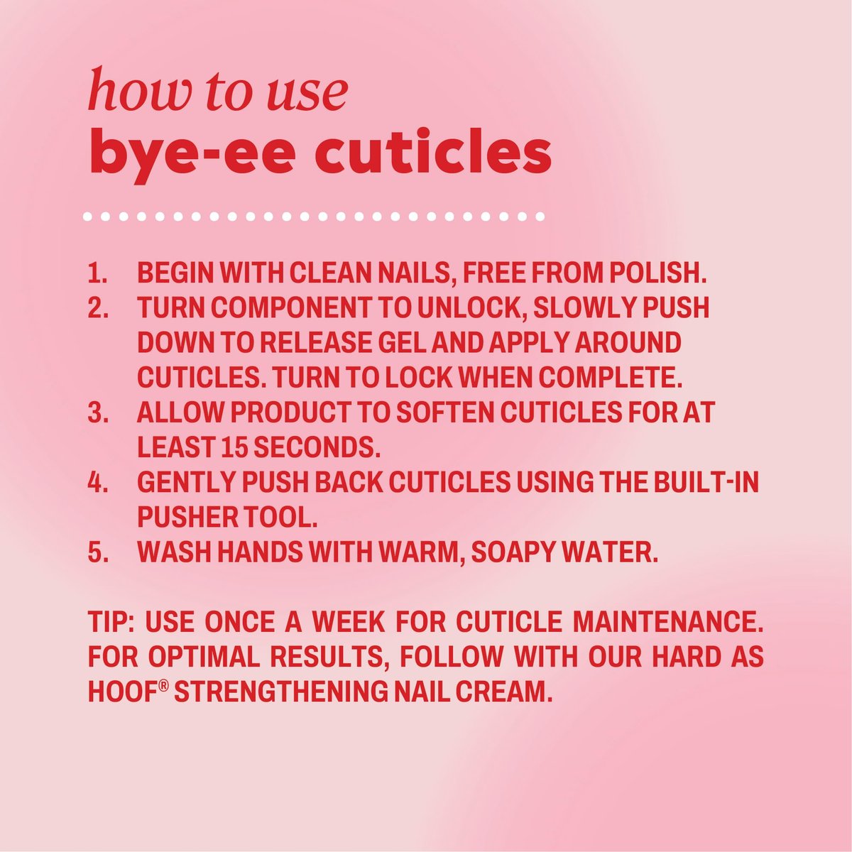 ONYX Professional Bye-ee Cuticles Rapid Remover, Vanilla Coconut Scent - Cuticle Remover Gel with Built-In Cuticle Pusher, 0.43 fl. oz Avelisse