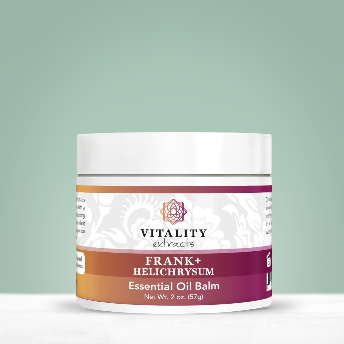 Vitality Extracts Frank + Helichrysum Balm - 2oz, All-Natural Relief & Skin Soothing with Frankincense Boswellia Serrata & Helichrysum Gymnocephalum, Beeswax Base Avelisse