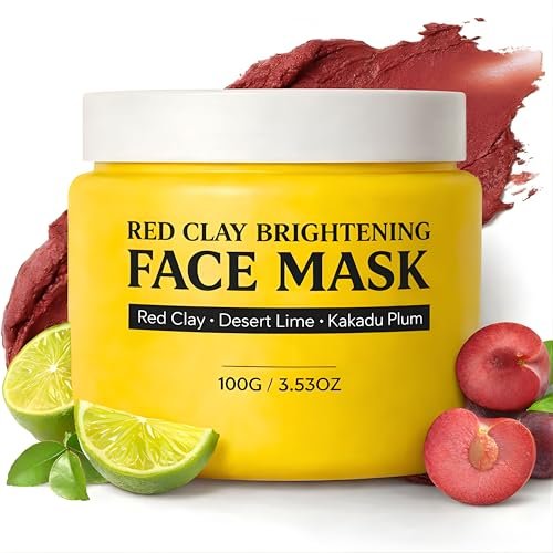 Zelara Australian Red Clay Face Mask – Mineral-Rich Detox Mud Mask with Kakadu Plum, Desert & Rainforest Lime Extracts for Radiant, Smoother Skin, All Skin Types, 100 mL - görsel 2