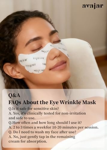 Avajar Collagen Eye Patches – Premium PDRN Anti-Aging Under Eye Patches for Wrinkles & Dark Circles with Peptides and Niacinamide, Firming & Hydrating Korean Skincare Eye Mask, 5 Sheets Avelisse