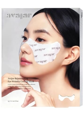 Avajar Collagen Eye Patches – Premium PDRN Anti-Aging Under Eye Patches for Wrinkles & Dark Circles with Peptides and Niacinamide, Firming & Hydrating Korean Skincare Eye Mask, 5 Sheets Avelisse