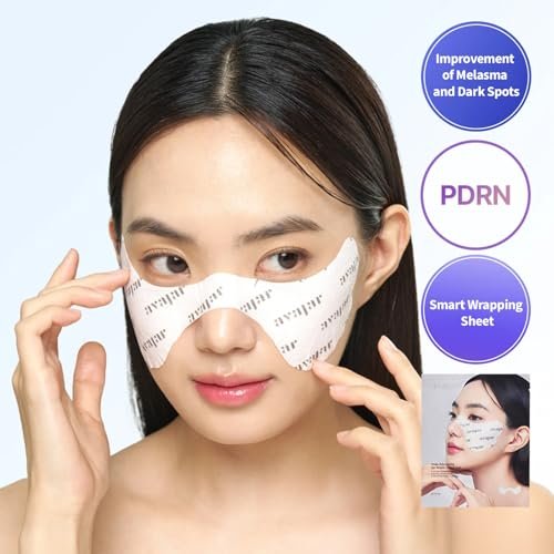Avajar Collagen Eye Patches – Premium PDRN Anti-Aging Under Eye Patches for Wrinkles & Dark Circles with Peptides and Niacinamide, Firming & Hydrating Korean Skincare Eye Mask, 5 Sheets Avelisse