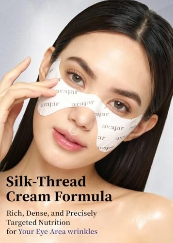 Avajar Collagen Eye Patches – Premium PDRN Anti-Aging Under Eye Patches for Wrinkles & Dark Circles with Peptides and Niacinamide, Firming & Hydrating Korean Skincare Eye Mask, 5 Sheets Avelisse