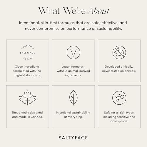 SALTYFACE Tanning Moisturizer - Natural Self Tanner for Face with Green Tea & Hyaluronic Acid - No Color Transfer - Vegan - 1.35 FL OZ Avelisse