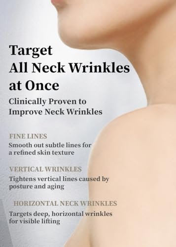 Avajar Collagen Neck Mask with PDRN, Niacinamide, Ceramide & Hyaluronic Acid – Neck Firming, Tightening & Lift Mask with Wrinkle Patches – Anti-Aging Treatment – 5-Pack Avelisse