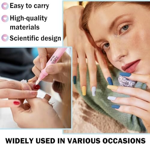 SERADIOO Nail Polish Remover Pen 3-Pack | Precision Cleaner for Nail Edges & Cuticles | Manicure Mistake Fixer for DIY Nail Art Avelisse