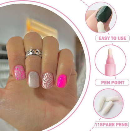 SERADIOO Nail Polish Remover Pen 3-Pack | Precision Cleaner for Nail Edges & Cuticles | Manicure Mistake Fixer for DIY Nail Art Avelisse