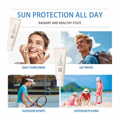 Relief Sun Organic Sunscreen SPF50+ PA++++ - Korean Rice Probiotics Sunscreen for All Skin Types, Moisturizing UV Defense 1.7 fl oz Avelisse