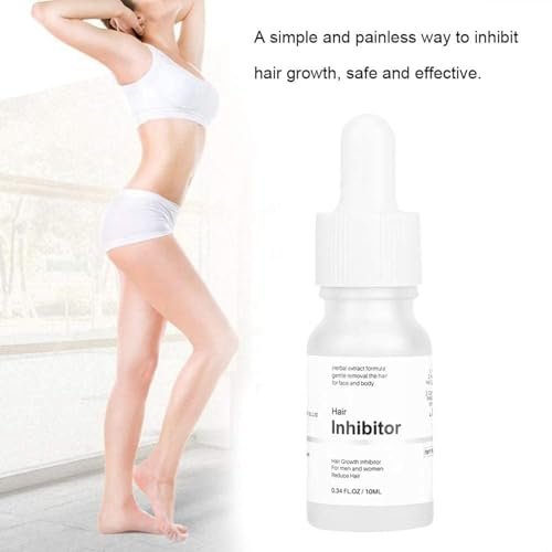 Mild Hair Growth Inhibitor Serum – Moisturizing Permanent Hair Inhibitor with Natural Plant Extract, Soothing Stop Hair Growth for Face, Arms, Legs, Body, Bikini – Unisex - görsel 15
