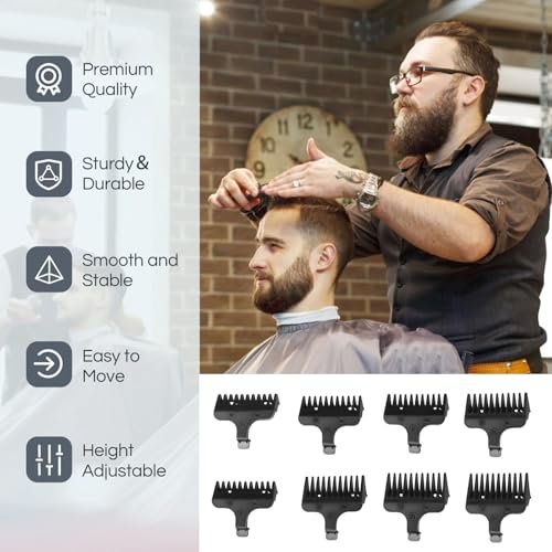8-Piece Replacement Comb Set for Wahl 40mm Detachable T-Blade Trimmers - görsel 10