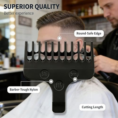 8-Piece Replacement Comb Set for Wahl 40mm Detachable T-Blade Trimmers