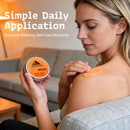 SQZRAN Mountain Balm 2-Pack – Fast Absorbing Soothing Massage Cream for Knee, Foot, Back & Joint Relief, Non-Greasy, 2.7 fl oz Avelisse