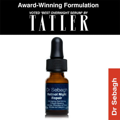 Dr Sebagh Retinol Night Repair - High-Strength Retinol Serum for Face with Vitamin E, Rosehip Oil & Squalane Avelisse