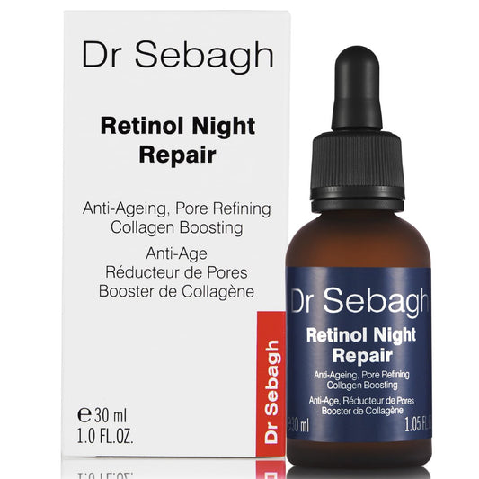 Dr Sebagh Retinol Night Repair - High-Strength Retinol Serum for Face with Vitamin E, Rosehip Oil & Squalane Avelisse