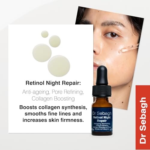Dr Sebagh Retinol Night Repair - High-Strength Retinol Serum for Face with Vitamin E, Rosehip Oil & Squalane Avelisse