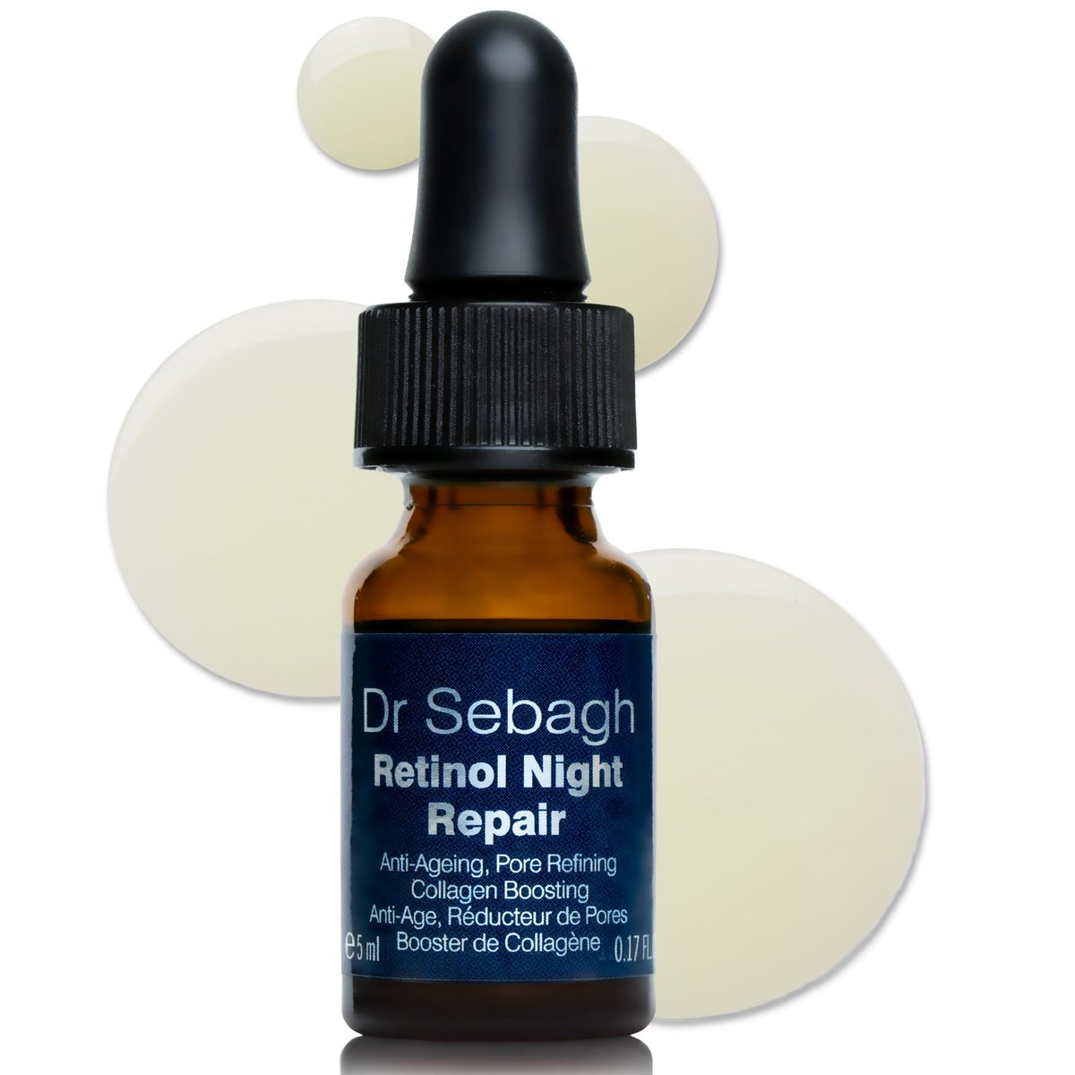 Dr Sebagh Retinol Night Repair - High-Strength Retinol Serum for Face with Vitamin E, Rosehip Oil & Squalane Avelisse
