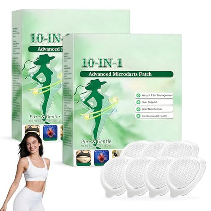 HongChengSM Moringa 10-in-1 Nano Microdarts Patch - Advanced Natural Skin Care for Firming, 2 Boxes Avelisse